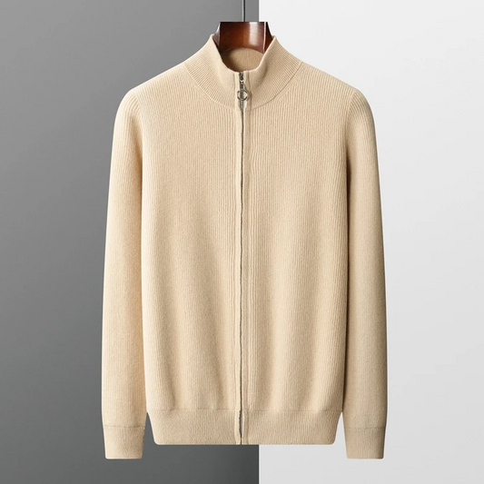 Luca Cashmere Zip-Up