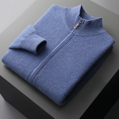 Luca Cashmere Zip-Up