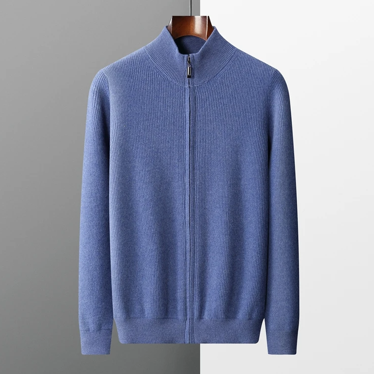 Luca Cashmere Zip-Up